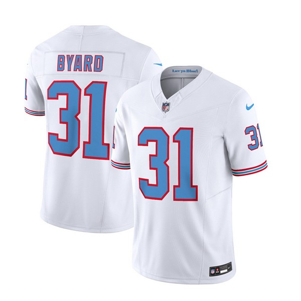 Tennessee Titans #31 Kevin Byard White 2023 F.U.S.E. Vapor Limited Throwback Stitched Jersey