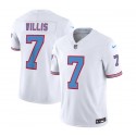 Tennessee Titans #7 Malik Willis White 2023 F.U.S.E. Vapor Limited Throwback Stitched Jersey