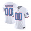 Tennessee Titans Custom White 2023 F.U.S.E. Vapor Limited Throwback Stitched Jersey