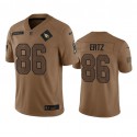 Arizona Cardinals #86 Zach Ertz 2023 Brown Salute To Service Limited Stitched Jersey