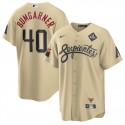 Arizona Diamondbacks #40 Madison Bumgarner Gold 2023 World Series City Connect Cool Base Stitched Jersey