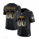 Pittsburgh Steelers Custom Black 2023 F.U.S.E. Smoke Vapor Untouchable Limited Stitched Jersey
