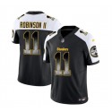 Pittsburgh Steelers #11 Allen Robinson II Black White 2023 F.U.S.E. Smoke Vapor Untouchable Limited Stitched Jersey