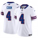 Buffalo Bills #4 James Cook White 2023 F.U.S.E. Vapor Untouchable Limited Stitched Jersey