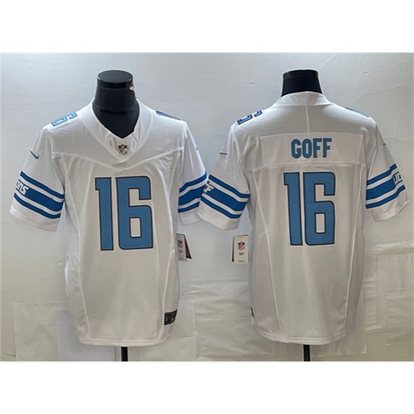 Detroit Lions #16 Jared Goff White 2023 F.U.S.E. Vapor Untouchable Limited Stitched Jersey