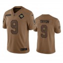 Tampa Bay Buccaneers #9 Joe Tryon 2023 Brown Salute To Service Limited Stitched Jersey