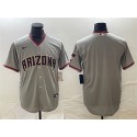 Arizona Diamondbacks Blank Gray Cool Base Stitched Jersey