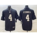 Las Vegas Raiders #4 Aidan O'Connell Black Vapor Untouchable Stitched Jersey