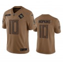 Tennessee Titans #10 DeAndre Hopkins 2023 Brown Salute To Service Stitched Jersey
