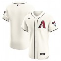 Arizona Diamondbacks Cream 2024 Alternate Vapor Premier Elite Patch Flex Base Stitched Jersey