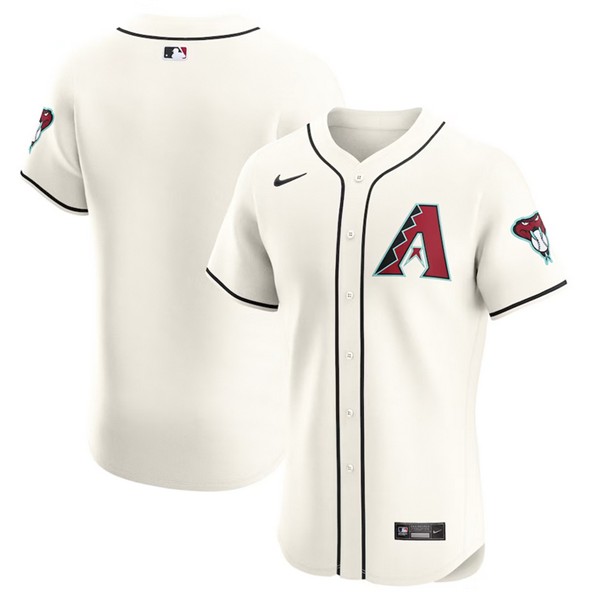 Arizona Diamondbacks Cream 2024 Alternate Vapor Premier Elite Patch Flex Base Stitched Jersey