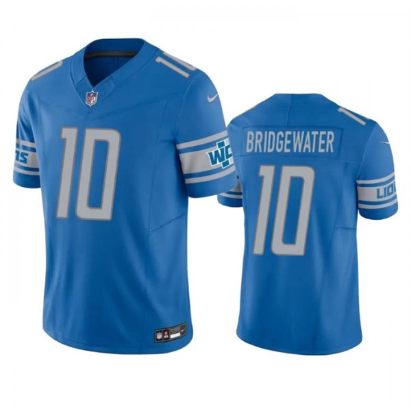 Detroit Lions #10 Teddy Bridgewater Blue 2023 F.U.S.E. Vapor Untouchable Limited Stitched Jersey