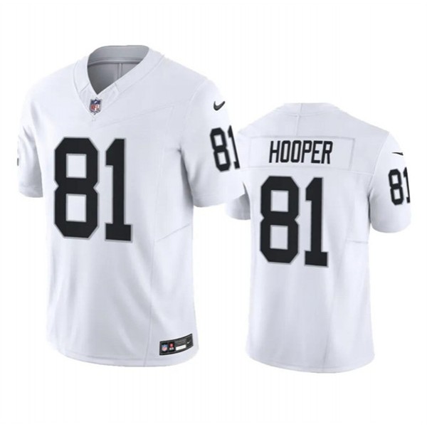 Las Vegas Raiders #81 Austin Hooper White 2023 F.U.S.E. Stitched Jersey