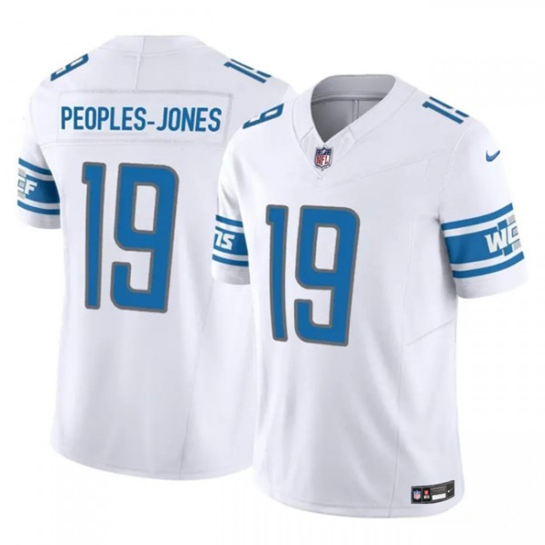 Detroit Lions #19 Donovan Peoples-Jones White 2023 F.U.S.E. Vapor Untouchable Limited Stitched Jersey