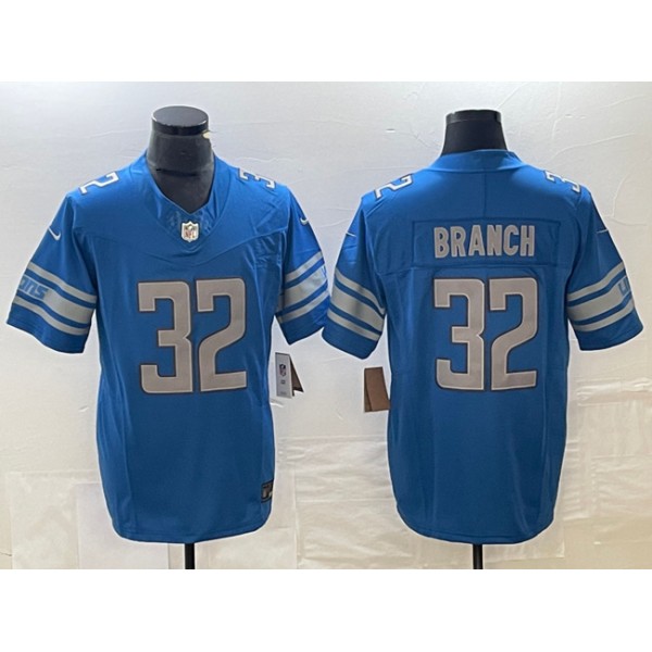 Detroit Lions #32 Brian Branch Blue 2023 F.U.S.E. Vapor Untouchable Limited Stitched Jersey