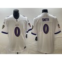 Baltimore Ravens #0 Roquan Smith White Vapor Untouchable Limited Stitched Jersey