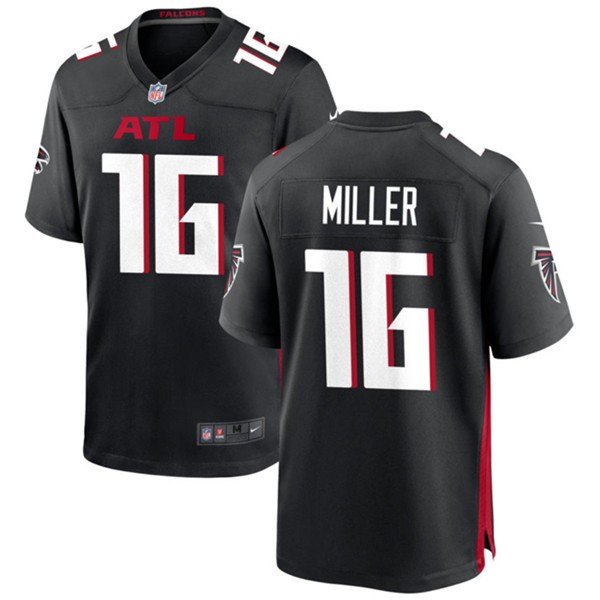 Atlanta Falcons #16 Scott Miller Black Limited Stitched Game Jersey