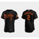 Baltimore Orioles #2 Gunnar Henderson Black Flex Base Stitched Jersey