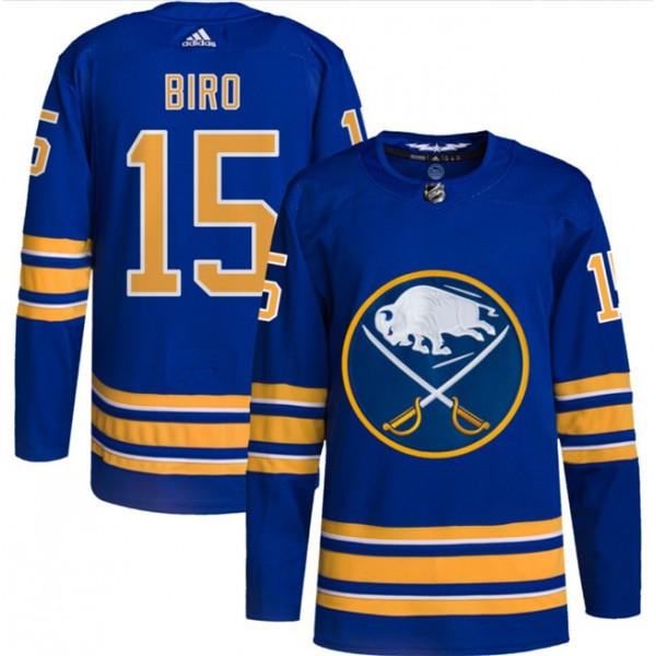Buffalo Sabres #15 Brandon Biro Blue Stitched Jersey