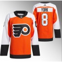 Philadelphia Flyers #8 Cam York 2023-24 Orange Stitched Jersey