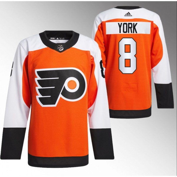 Philadelphia Flyers #8 Cam York 2023-24 Orange Stitched Jersey