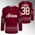 Arizona Coyotes #38 Liam O'Brien Garnet Alternate Pro Jersey