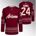 Arizona Coyotes #24 Matt Dumba Garnet Alternate Pro Jersey