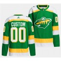 Minnesota Wild Custom Green 2023-24 Stitched Jersey