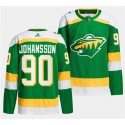 Minnesota Wild #90 Marcus Johansson Green 2023-24 Stitched Jersey