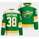 Minnesota Wild #38 Ryan Hartman Green 2023-24 Stitched Jersey
