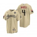 Arizona Diamondbacks #4 Ketel Marte Gold 2023 World Series City Connect Cool Base Stitched Jersey