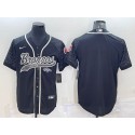 Denver Broncos Blank Black Reflective With Patch Cool Base Stitched Jersey