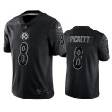 Pittsburgh Steelers #8 Kenny Pickett Black Reflective Limited Stitched Jersey