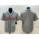 Arizona Cardinals Blank Gray With Patch Cool Base Stitched Jersey