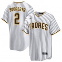 San Diego Padres #2 Xander Bogaerts White Cool Base Stitched Jersey