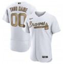 Atlanta Braves Custom White 2022 All-Star Flex Base Stitched Jersey
