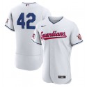 Cleveland Guardians #42 Jackie Robinson White Flex Base Stitched Jersey