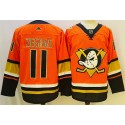 Anaheim Ducks #11 Trevor Zegras Orange Stitched Jersey