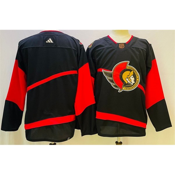 Ottawa Senators Blank Black Stitched Jersey