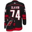 Carolina Hurricanes #74 Jaccob Slavin Black Stitched Jersey