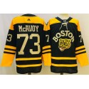 Boston Bruins #73 Charlie McAvoy Black Classic Primegreen Stitched Jersey