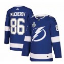 Tampa Bay Lightning #86 Nikita Kucherov Blue Stanley Cup Finals Blue Stitched Jersey