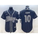 Los Angeles Rams #10 Cooper Kupp Black Reflective With Patch Cool Base Stitched Jersey