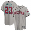 Arizona Diamondbacks #23 Zac Gallen Gray 2024 Cool Base Stitched Jersey