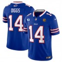 Buffalo Bills #14 Stefon Diggs Blue 2023 F.U.S.E. With 3-Star C Ptach And John Madden Patch Vapor Limited Stitched Jersey