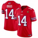 Buffalo Bills #14 Stefon Diggs Red 2023 F.U.S.E. With John Madden Patch Vapor Limited Stitched Jersey