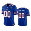 Buffalo Bills Custom Blue 2023 F.U.S.E. With John Madden Patch Vapor Limited Stitched Jersey