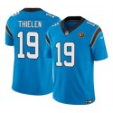 Carolina Panthers #19 Adam Thielen Blue 2023 F.U.S.E. With John Madden Patch Vapor Limited Stitched Jersey