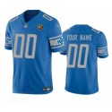 Detroit Lions Custom Blue 2023 F.U.S.E. With John Madden Patch Vapor Limited Stitched Jersey