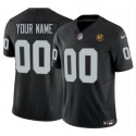 Las Vegas Raiders Custom Black 2023 F.U.S.E. With John Madden Patch Vapor Limited Stitched Jersey
